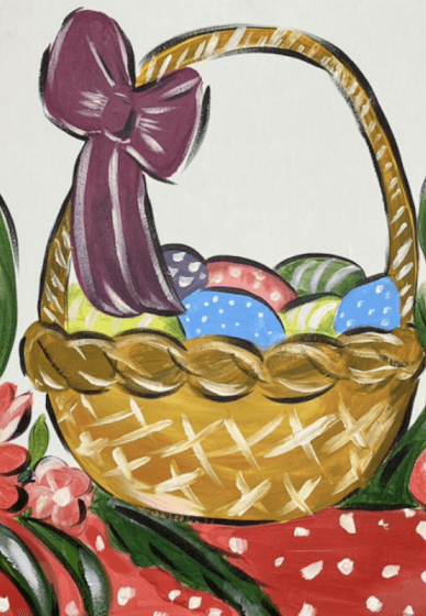 Family Painting Class: Easter Basket of Joy