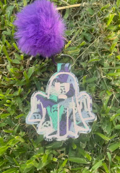 Faux Leather Keyring Workshop