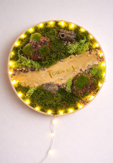 Faux Moss Art Workshop