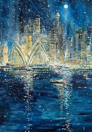 Feel Like Van Gogh Paint Starry Night in Impression Workshop