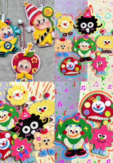 Felt Frame and Hanging Decoration Class