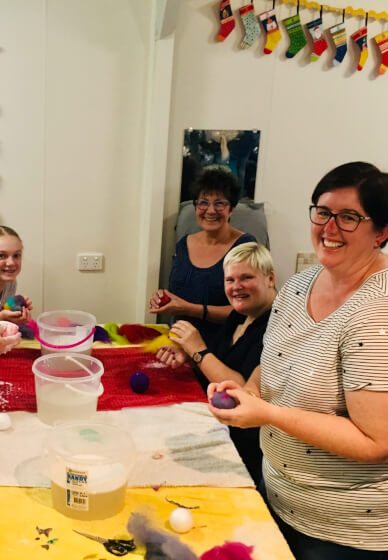 Felted Easter Egg Decorating Workshop