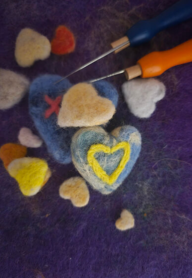 Felted Heart Workshop
