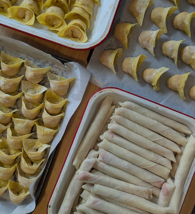 Filipino Cuisine Cook Along - Lumpia and Dumplings