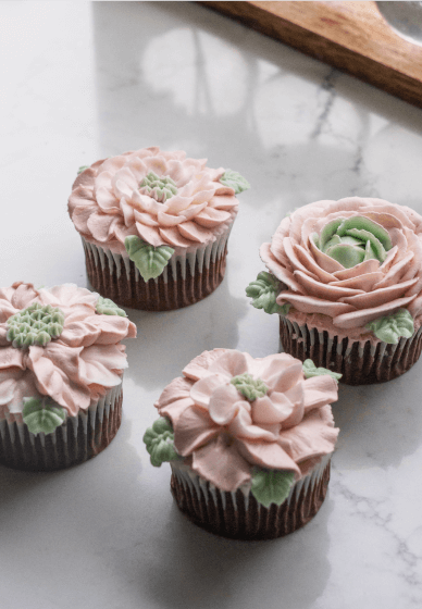 Floral Buttercream Cupcake Decorating Workshop