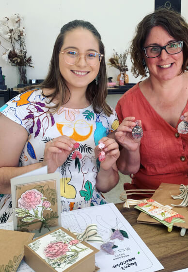 Floral Earring and Card Making Workshop