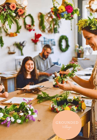 Floral Flower Crowns Workshop Experience with Bracelets