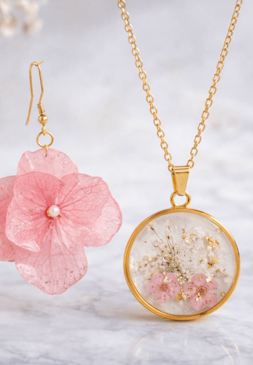 Floral Resin Jewellery Art Workshop
