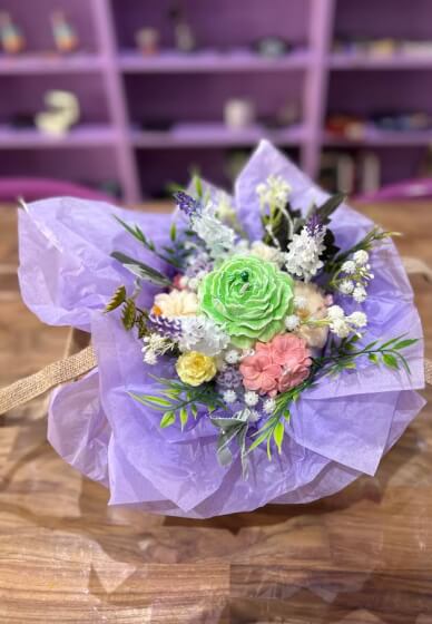 Flower Bouquet Wax Melts or Soap Workshop