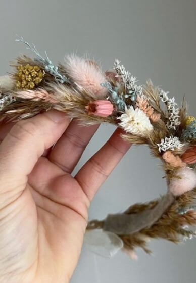 Flower Crown and Natural Wall Hanging Class for Kids
