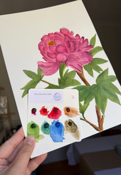 Flower Painting with Watercolours Workshop