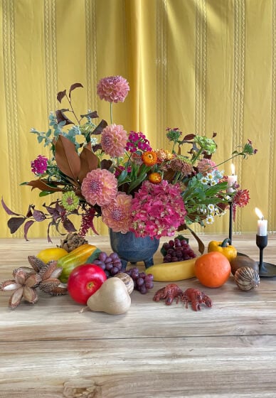 Flower Therapy Workshop: Creative Natural Style Arrangement