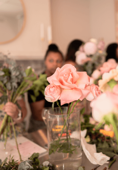 Flower Vase Arrangement Class
