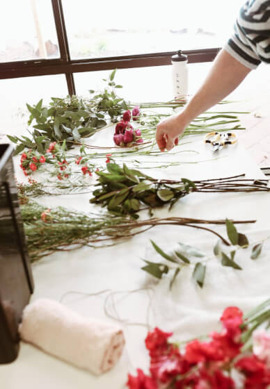 Flowers for Parties: Table Centrepiece Workshop