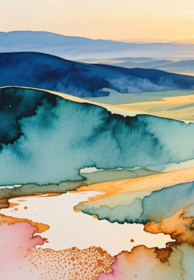 Flowing Landscape Painting Class