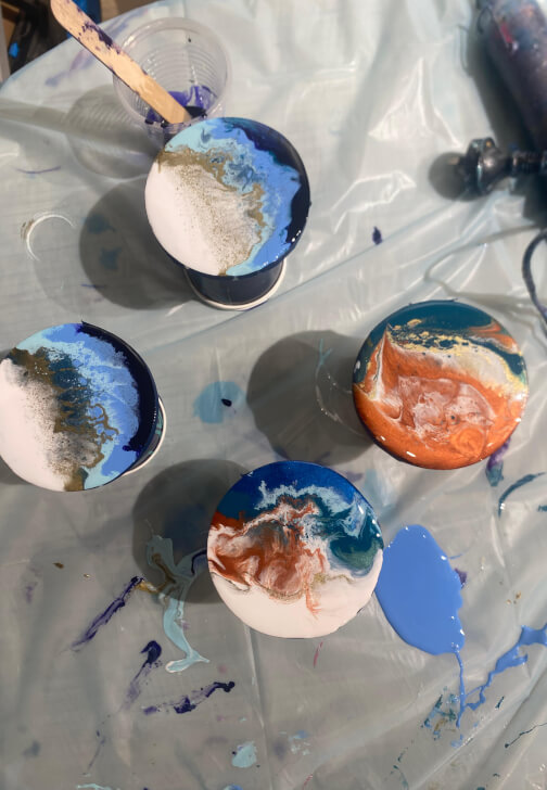 Fluid Art Background and Paint Course