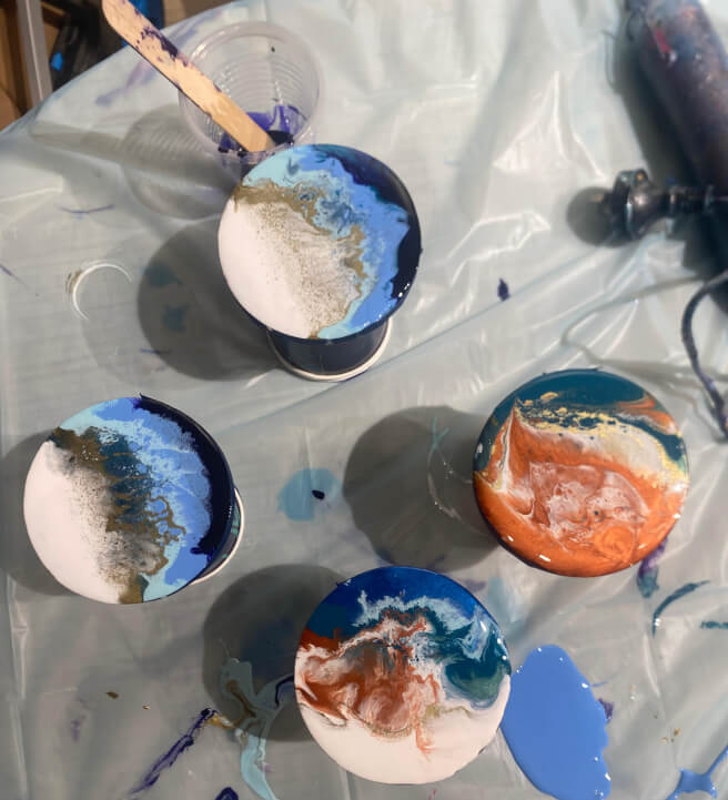Fluid Art Background and Paint Course