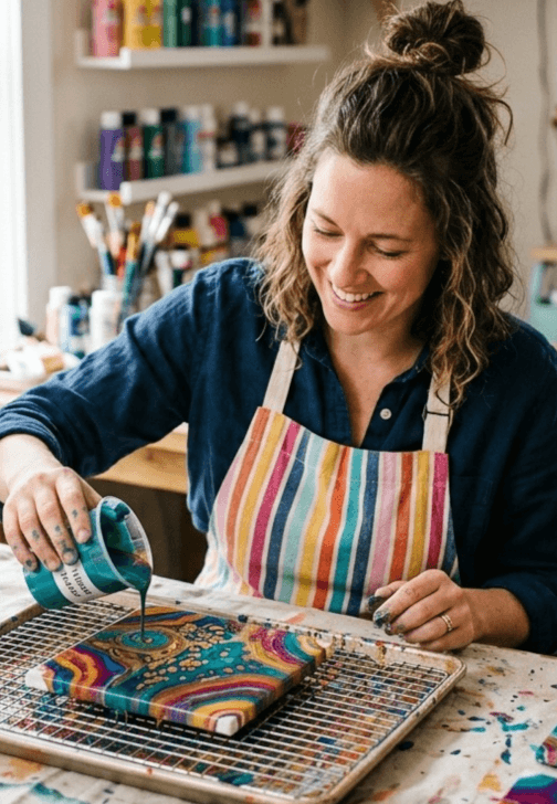 Fluid Art: Stress-Release Workshop