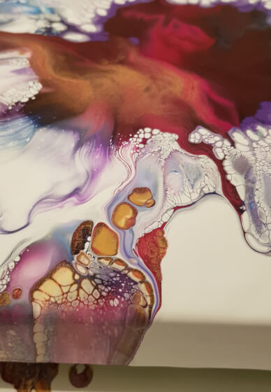 Easy and Beautiful DIY Contemporary Art: Fluid Dutch Pour Painting