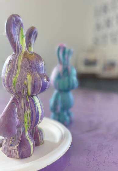 Fluid Art Workshop for Kids 7-15 Y.o. Bears