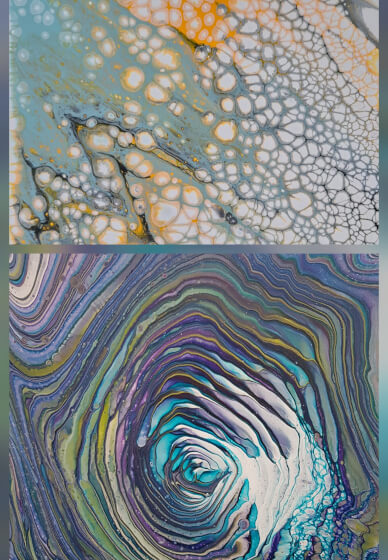 Fluid Art Workshop: Pearl and Cloud Pour