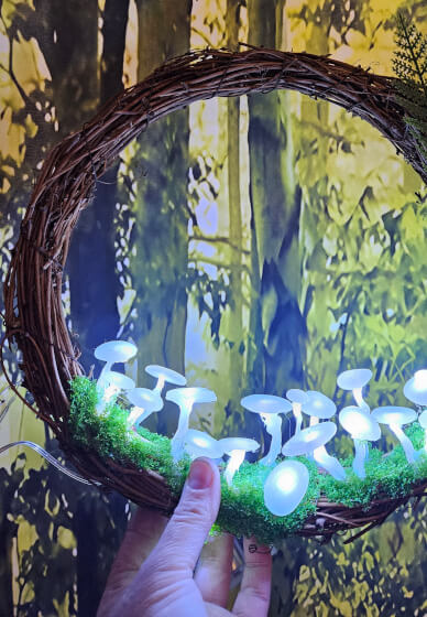 Forest Glow Wreath Making Class