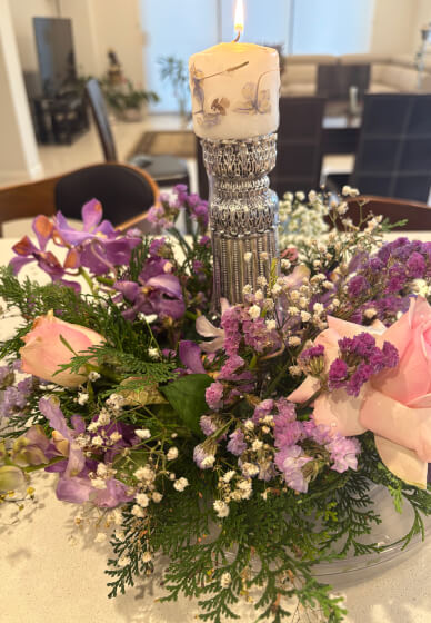 Fresh and Dried Floral Centrepiece Workshop