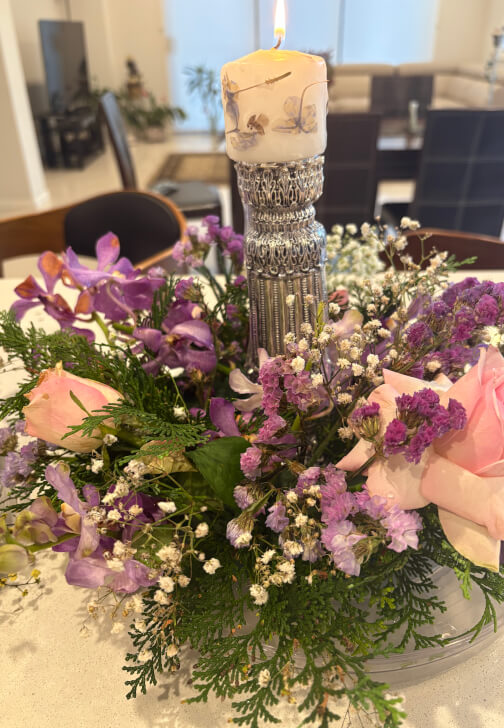 Fresh and Dried Floral Centrepiece Workshop