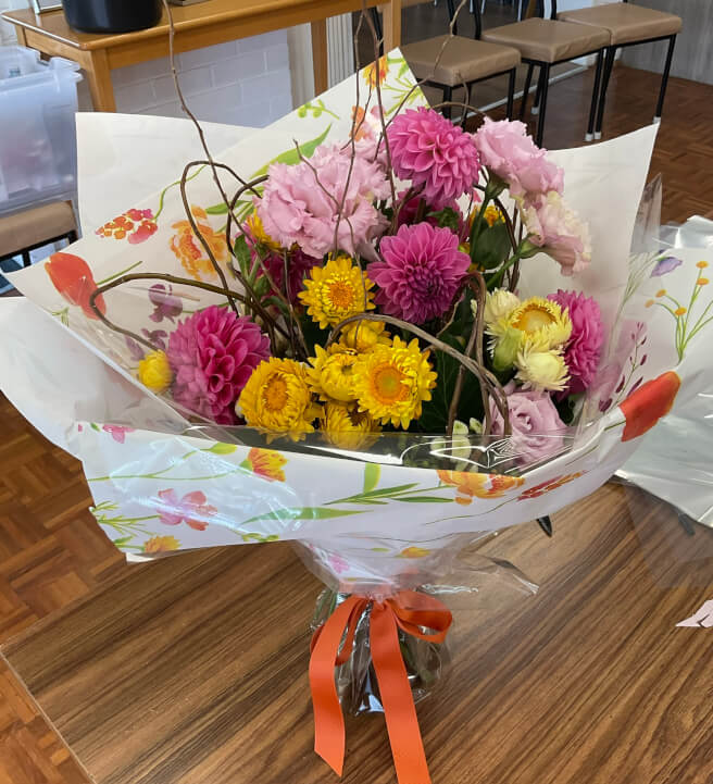 Fresh Floral Bouquet Workshop with a Twist
