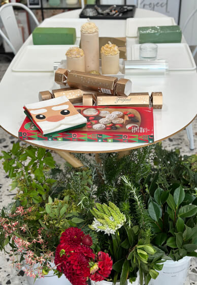 Fresh Floral Christmas Centre Piece Workshop