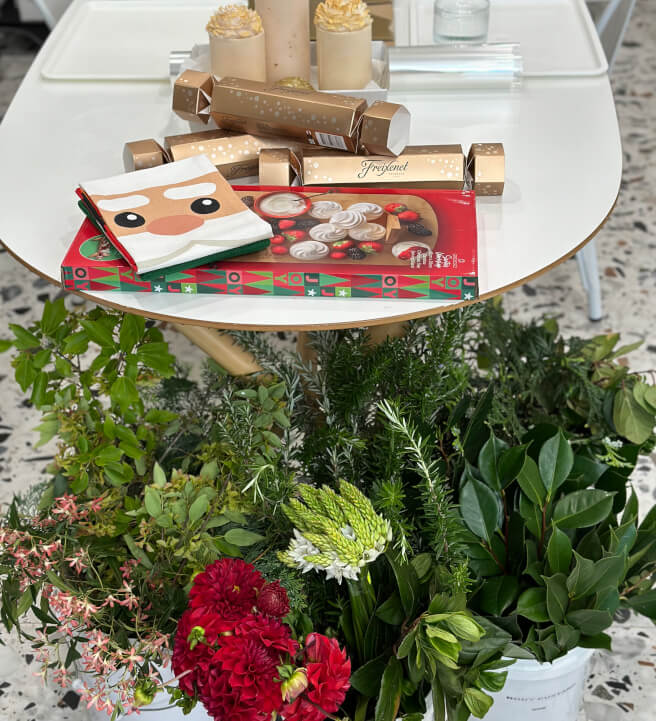 Fresh Floral Christmas Centre Piece Workshop