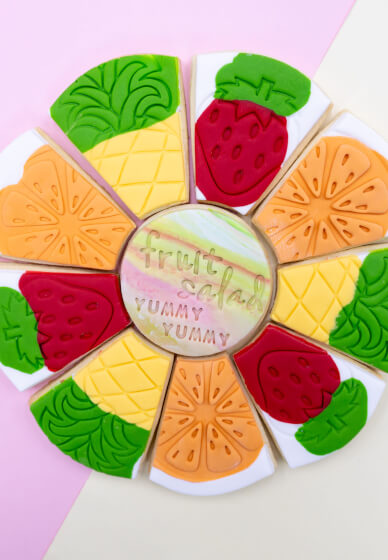 Fruit Salad Yummy Yummy: Fondant Cookie Decorating Class