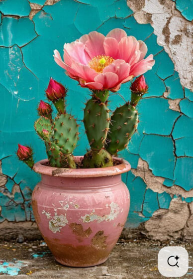 Full Day Painting Workshop: Frida's Cactus Pot