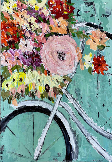 Full Day Painting Workshop: La Bicycletta