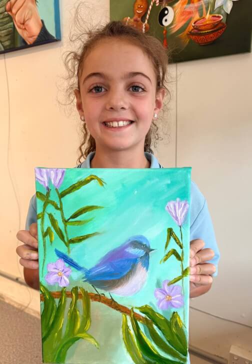 Full Day School Holiday Art Class for Kids