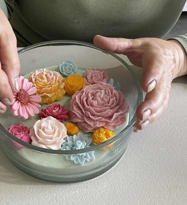 Floral Candle Bowl Making Workshop for Beginners