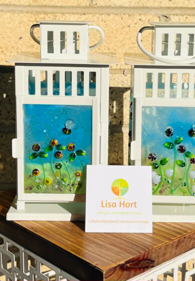 Fused Glass Art Class at Cassegrain Wines