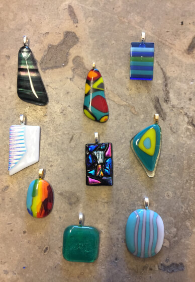 Fused Glass Jewellery Party for Kids