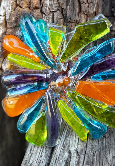 Fused Glass Jewellery Workshop Avante Glass Flowers