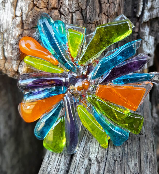 Fused Glass Jewellery Workshop Avante Glass Flowers