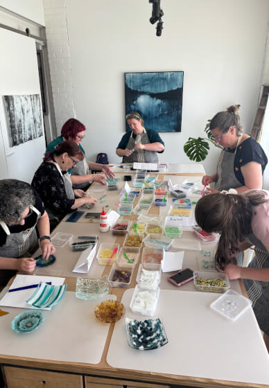 Fused Glass Lantern Making Workshop