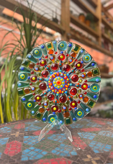 Fused Glass Mandala Workshop: Limited Edition