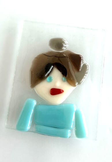 Fused Glass Portrait Tile Class