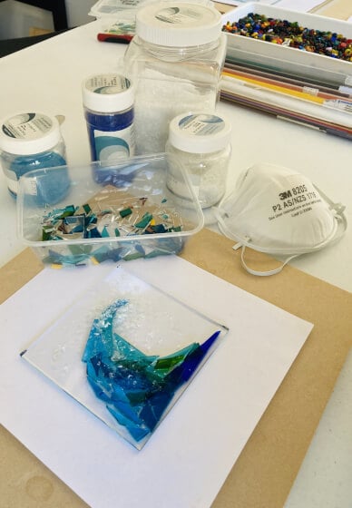 Fused Glass Workshop: Ocean Wave Seascape