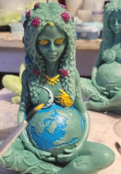 Gaia Goddess Candle Class: Pour and Paint