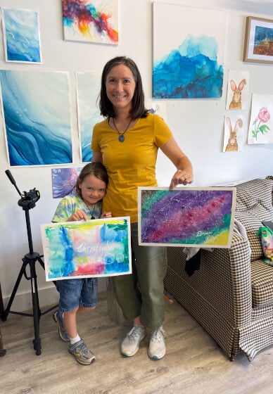 Galaxy Watercolour Workshop for Kids (Ages 7+)