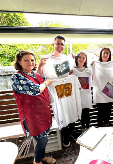 Gel Printing, Leaf and Layers Print Workshop