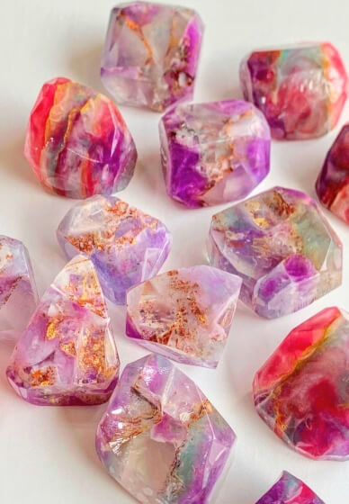 Gemstone Melt and Pour Soap Class