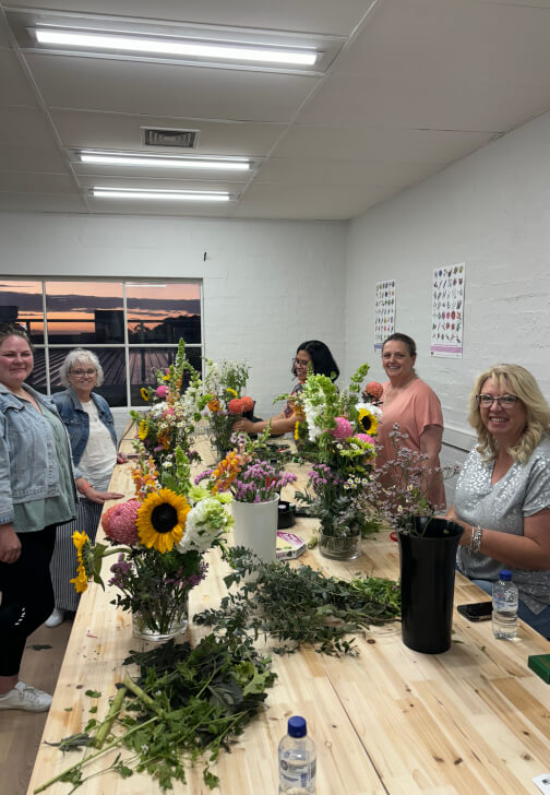 Gentle Growth Floristry Workshop: A Seasonal Evening Journey