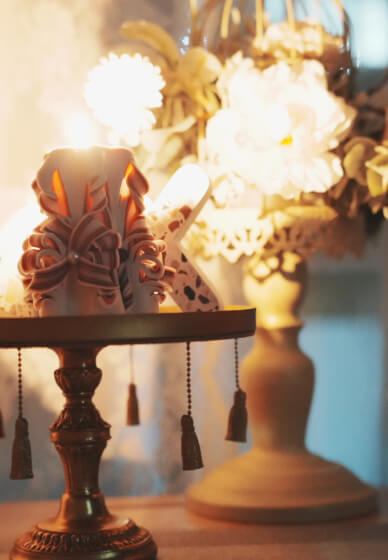 German Vintage Style Carved Candle Making Workshop